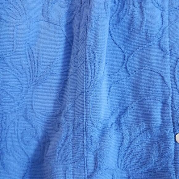 Coldwater Creek Royal Blue Cropped Jacket Size 16 - Picture 2 of 4